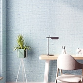 cheap Wallpaper-Wallpaper Self-adhesive Solid Color Wall Fabrics  Non Woven for Home Decoration Waterproof Material Home Decor 53x300cm