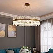 billige Lysekroner-ledet pendellampe 60 cm lantern desgin lysekrone metallmalte utførelser moderne 220-240v