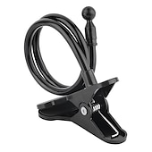abordables Supports de téléphone-Support de téléphone col de cygne Souple Pince de serrage Support paresseux Support de téléphone pour Intérieur Bureau Chevet Compatible avec Samsung Galaxy iPhone Téléphones portables de moins de