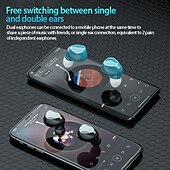 cheap TWS True Wireless Headphones-M22 True Wireless Headphones TWS Earbuds Bluetooth5.0 Ergonomic Design Stereo Deep Bass for Apple Samsung Huawei Xiaomi MI  Everyday Use Traveling Outdoor Mobile Phone