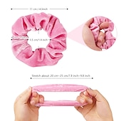 levne Doplňky pro úpravu vlasů-40 ks vlasových scrunchies sametové elastické gumičky do vlasů scrunchy vlasové pásky lana scrunchie pro ženy nebo dívky vlasové doplňky 40 různých barev