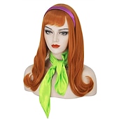 cheap Movie Character Wigs-Cosplay Wigs Blonde Brown Wavy Synthetic Hair Medium Length Wigs Women's Wigs For Party