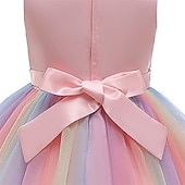 Copii Fete Rochie de fată cu flori Rochie Curcubeu Floare Fără manșon Nuntă Petrecere Paiete Plisată Funde Drăguţ Dantelă Tulle Lungime Genunchi Rochie de Fata de Flori Șampaniu Roz Îmbujorat Roșu Vin ieftine Rochii cu Flori-Copii Fete Rochie de fată cu flori Rochie Curcubeu Floare Fără manșon Nuntă Petrecere Paiete Plisată Funde Drăguţ Dantelă Tulle Lungime Genunchi Rochie de Fata de Flori Șampaniu Roz Îmbujorat Roșu Vin