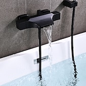 olcso Csaptelepek fürdőkádhoz-kád csaptelep - modern galvanizált falra szerelhető kerámia szelepes kád zuhanycsapok