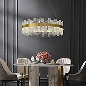 billige Lysekroner-ledet pendellampe 60 cm lantern desgin lysekrone metallmalte utførelser moderne 220-240v