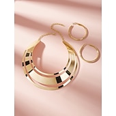 cheap Jewelry Sets-1 set Jewelry Set Bridal Jewelry Sets For Women&#039;s Party Evening Gift Formal Alloy Classic Happy