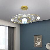 tanie Żyrandole-Oświetlenie sufitowe led 55/65 cm koło projekt pojedynczy żyrandol akrylowy artystyczny styl nowoczesny styl stylowe malowane wykończenia led nowoczesny 220-240v
