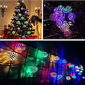 cheap Solar String Lights-Elegant Wedding Party Reception Solar LED String Lights - Moroccan Ball Outdoor Garden Lights, Waterproof 10M-50LED, 7M-30LED, 5M-20LED Globe Lanterns for Home Decoration
