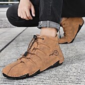 Χαμηλού Κόστους Ανδρικά Sneakers-Ανδρικά Μπότες Ανδρικά παπούτσια casual Μεγάλα Μεγέθη Χειροποίητα Παπούτσια Παπούτσια άνεσης Δουλειά Κλασσικό Καθημερινό ΕΞΩΤΕΡΙΚΟΥ ΧΩΡΟΥ Καθημερινά Δέρμα Χοιρόδερμα