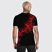 preiswerte Herren-T-Shirts in großen Größen-Herren Übergröße Hemd Groß und hoch Graphic Rundhalsausschnitt Bedruckt Kurzarm Sommer Designer Brautkleider schlicht Groß und hoch Täglich Festtage Oberteile