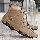 Χαμηλού Κόστους Ανδρικά Sneakers-Ανδρικά Μπότες Ανδρικά παπούτσια casual Μεγάλα Μεγέθη Χειροποίητα Παπούτσια Παπούτσια άνεσης Δουλειά Κλασσικό Καθημερινό ΕΞΩΤΕΡΙΚΟΥ ΧΩΡΟΥ Καθημερινά Δέρμα Χοιρόδερμα
