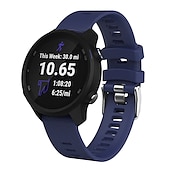 tanie Opaski do zegarków Garmin-Pasek do zegarka na Garmin Forerunner 55 245 645 Music Venu 2 Plus / Sq / Sq Muzyka Vivomove 3 HR Luxe Style Sport Podejście S42 / S40 / S12 Venu Silikon Zastąpienie Pasek 20mm Regulowany Oddychający