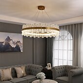 billige Lysekroner-ledet pendellampe 60 cm lantern desgin lysekrone metallmalte utførelser moderne 220-240v