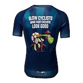 Χαμηλού Κόστους Ανδρικές φανέλες-Ανδρικά Φανέλα ποδηλασίας Γραφική Με Μοτίβο Γράμμα &amp; Αριθμός Κοντομάνικο Ποδήλατο Αθλητική μπλούζα Μπολύζες με 3 πίσω τσέπες Ποδηλασία Βουνού Ποδηλασία Δρόμου Γρήγορο Στέγνωμα Moale
