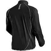 cheap Men&#039;s Jackets &amp; Gilets-Nuckily Men&#039;s Cycling Jacket Rain Jacket Packable Waterproof Windproof UV Protection Bike Jacket Windbreaker Mountain Bike MTB Road Bike Cycling City Bike Cycling Black White Yellow Bike Wear