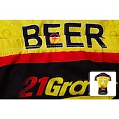 cheap Men&#039;s Jerseys-Men&#039;s Cycling Jersey Short Sleeve Bike Jersey Top with 3 Rear Pockets Mountain Bike MTB Road Bike Cycling Fast Dry Breathable Quick Dry Moisture Wicking Black Red Black Yellow Red Blue Graphic