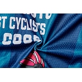 Χαμηλού Κόστους Ανδρικές φανέλες-Ανδρικά Φανέλα ποδηλασίας Γραφική Με Μοτίβο Γράμμα &amp; Αριθμός Κοντομάνικο Ποδήλατο Αθλητική μπλούζα Μπολύζες με 3 πίσω τσέπες Ποδηλασία Βουνού Ποδηλασία Δρόμου Γρήγορο Στέγνωμα Moale