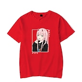 levne Kreslená a filmová postava-Darling in the Franxx Nulová dvě Anime Animák Manga Tisk Harajuku Grafika Kawaii Pro Pánské Dámské Dospělé Zpátky do školy Horká ražba