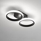 cheap Dimmable Ceiling Lights-LED Ceiling Light 34.5 52.5 cm Cluster Design Square Line Design Flush Mount Lights Aluminum Vintage Style Metal Linear Painted Finishes LED Vintage 220-240V