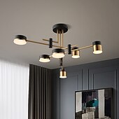 preiswerte Kronleuchter-led deckenleuchte 76/76/101,6 cm geometrische formen kronleuchter metall sputnik geometrisch galvanisierte lackierte oberflächen led nordischen stil 220-240v