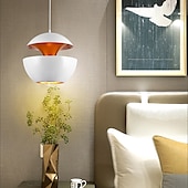 economico Luci a sospensione-lampada a sospensione a led lampada da soffitto 25cm 35cm rotonda design semplice oro nero oro bianco e27 / e26 i lampada a led ristorante lampada da soffitto studio bar camera da letto lampada ac220v