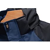 baratos Casacos Leves, Polares &amp; Caminhada-Homens Casaco com capuz Jaqueta Caminhada Softshell Quebra-Vento de Trilha Verão Ao ar livre Retalhos Prova-de-Água A Prova de Vento Secagem Rápida Leve Jaqueta Blusas Zíper Visível de Comprimento