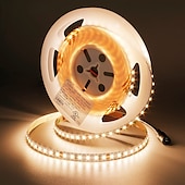 economico Strisce luminose a spina-luce di striscia principale 10m 32,8 ft 24v kit di luci di striscia led di fascia alta ad alta densità 1200 led 2835 smd led 72w cri 80 dc24v luci a nastro led per sotto il progetto di illuminazione