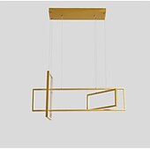 abordables Lámparas de araña-luz colgante led 80 cm formas geométricas candelabro de un solo diseño aluminio estilo formal estilo moderno elegantes acabados pintados led moderno 220-240v