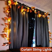 رخيصةأون يعمل عن طريق USB-led سلسلة ضوء ورقة القيقب led سلسلة أضواء 3m-20leds 1.5m-10leds بطارية أو USB عملية جارلاند ضوء عيد الميلاد حديقة المنزل عطلة الفناء الديكور