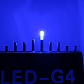 cheap LED Bi-pin Lights-1Pc 1W G4 T3 Landscape LED JC Bi-pin Light Bulb 24 LEDs 3014 SMD 10W Halogen Replacement 360 Beam Angle Chandelier DC12V