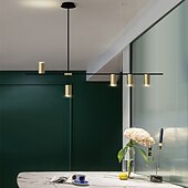 economico Luci a sospensione-lampada a sospensione a led 123 cm lampada a sospensione design singolo in metallo stile nordico 220-240v
