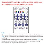 cheap WiFi&amp;Music Control-Addressable Dream color RGBIC WiFi Bluetooth LED Light Strip 5~10m 16.4~32.8ft Waterproof 5050SMD Work with Alexa Google Assistant