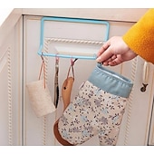 economico Stoccaggio cucina-organizer da cucina portasciugamani appendiabiti da bagno portaoggetti portatile ripiano appendiabiti per accessori da cucina