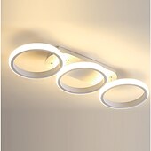 cheap Dimmable Ceiling Lights-LED Ceiling Light 34.5 52.5 cm Cluster Design Square Line Design Flush Mount Lights Aluminum Vintage Style Metal Linear Painted Finishes LED Vintage 220-240V