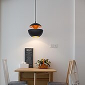 economico Luci a sospensione-lampada a sospensione a led lampada da soffitto 25cm 35cm rotonda design semplice oro nero oro bianco e27 / e26 i lampada a led ristorante lampada da soffitto studio bar camera da letto lampada ac220v