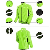 cheap Men&#039;s Jackets &amp; Gilets-Nuckily Men&#039;s Cycling Jacket Rain Jacket Packable Waterproof Windproof UV Protection Bike Jacket Windbreaker Mountain Bike MTB Road Bike Cycling City Bike Cycling Black White Yellow Bike Wear
