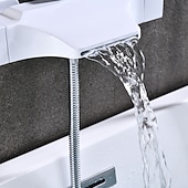 olcso Csaptelepek fürdőkádhoz-kád csaptelep - modern galvanizált falra szerelhető kerámia szelepes kád zuhanycsapok