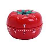 お買い得  キッチン用品＆小物-キッチンタイマーベーキング目覚まし時計トマトリマインダーメカニカルカウントダウンタイマー