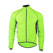 cheap Men&#039;s Jackets &amp; Gilets-Nuckily Men&#039;s Cycling Jacket Rain Jacket Packable Waterproof Windproof UV Protection Bike Jacket Windbreaker Mountain Bike MTB Road Bike Cycling City Bike Cycling Black White Yellow Bike Wear