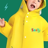 billige Guttas utendørsjakker-Unisex Gutt Jente 3D Dinosaur Regnfrakke Langermet Sommer Vår Høst Aktiv søt stil Polyester Barn 3-8 år Gate Feriereise Normal