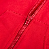 billiga Pojkars utomhusjackor-Barn Unisex Jakke Kappa Ytterkläder Slät Långärmad Ficka Täcka Gata Bomull Aktiv Grundläggande Svart Rodnande Rosa Gul Vinter Höst 3-13 år