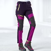 olcso Alsók-Női Planinarske hlače Fleece bélelt nadrág Télikabát Softshell nadrág Divat Tavasz Ősz Tél Külső Szigetelt Melegen tartani Gyapjú bélés Vízálló Nadrágok Alsók Rugalmas derék Cipzáras zseb Katonai