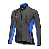 abordables Chaquetas y chalecos para hombre-Nuckily Hombre Chaqueta de Ciclismo Invierno Mantiene abrigado Alta visibilidad Resistente al Viento Transpirable Bicicleta Chaqueta Chándal MTB Bicicleta Montaña Ciclismo Carretera Ciclismo urbano