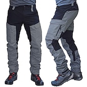 abordables pantalones activos para hombre-Hombre Pantalones cargo Pantalones de trabajo Pantalones de chándal Ropa de calle Bloque de color Al aire libre Ripstop Transpirable Multi bolsillo Reductor del Sudor Prendas de abajo 6 bolsillos