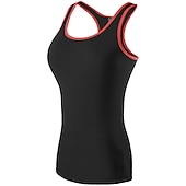 baratos Yoga Tops-Mulheres Regata de Corrida Regata Modeladora Costas Nadador Sem Manga Camada de base Atlético Elastano Respirável Secagem Rápida Treino de Ginástica Corrida Cooper Roupa de esporte Roupas Esportivas