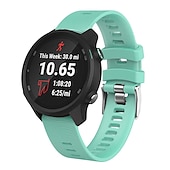 tanie Opaski do zegarków Garmin-Pasek do zegarka na Garmin Forerunner 55 245 645 Music Venu 2 Plus / Sq / Sq Muzyka Vivomove 3 HR Luxe Style Sport Podejście S42 / S40 / S12 Venu Silikon Zastąpienie Pasek 20mm Regulowany Oddychający