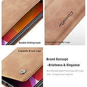 cheap iPhone Cases-Retro PU Leather Wallet Phone Case for iPhone 16 15 14 13 12 11 Pro Max XR XS 8 7 – Flip Cover with Card Slots, Magnetic Closure, Stand Function
