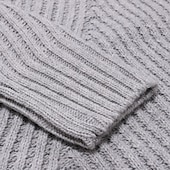 voordelige pullover voor heren-Voor heren Coltrui Trui breien Gebreid Effen Kleur Coltrui Stijlvol Casual / Dagelijks Kleding Herfst Winter Zwart Lichtgrijs S M L