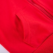 billiga Pojkars utomhusjackor-Barn Unisex Jakke Kappa Ytterkläder Slät Långärmad Ficka Täcka Gata Bomull Aktiv Grundläggande Svart Rodnande Rosa Gul Vinter Höst 3-13 år