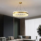 billige Lysekroner-ledet pendellampe 60 cm lantern desgin lysekrone metallmalte utførelser moderne 220-240v